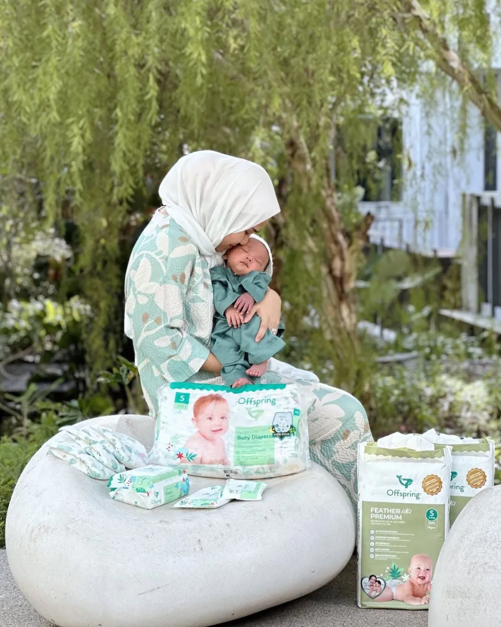 Подгузники Offspring S 3-6 кг Восточные сказки 48 шт OF01S48RRS