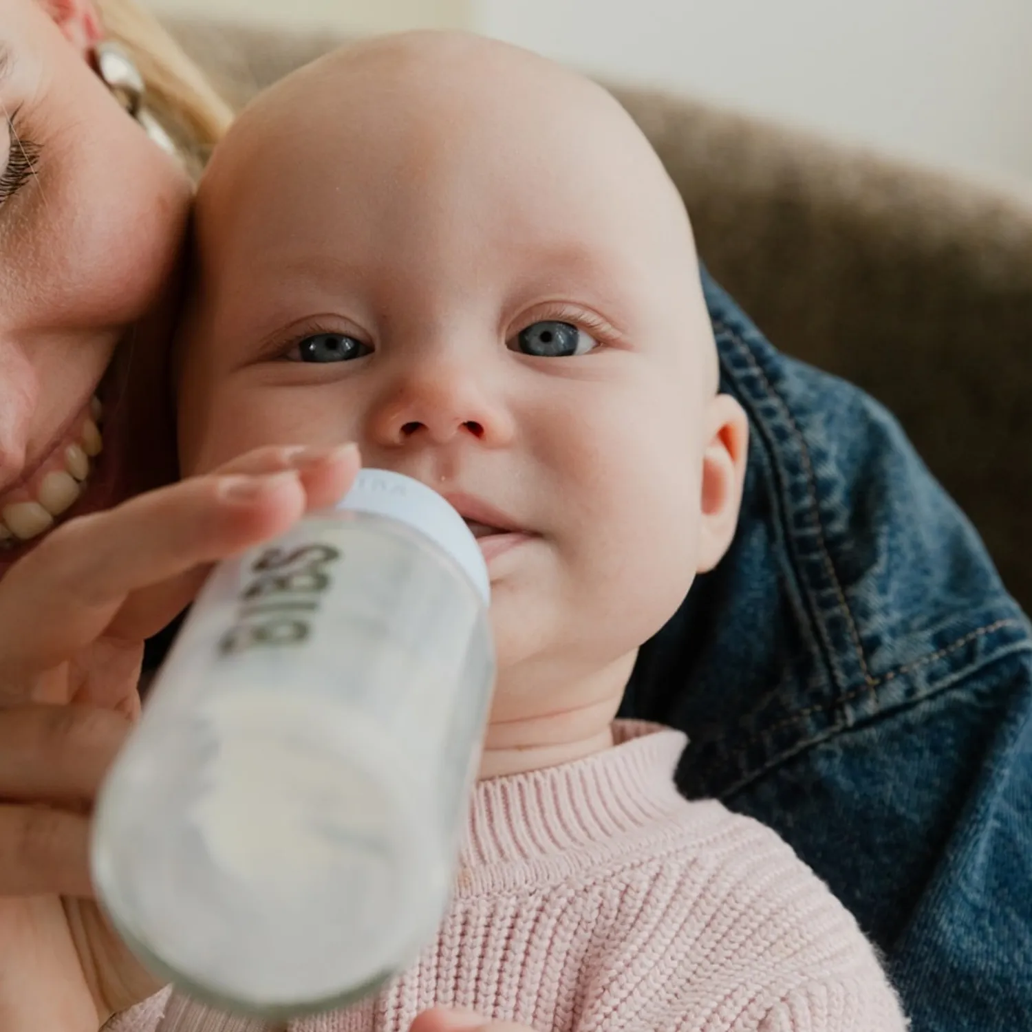 Соска BIBS силиконовая для бутылочки средний поток, 2 шт.