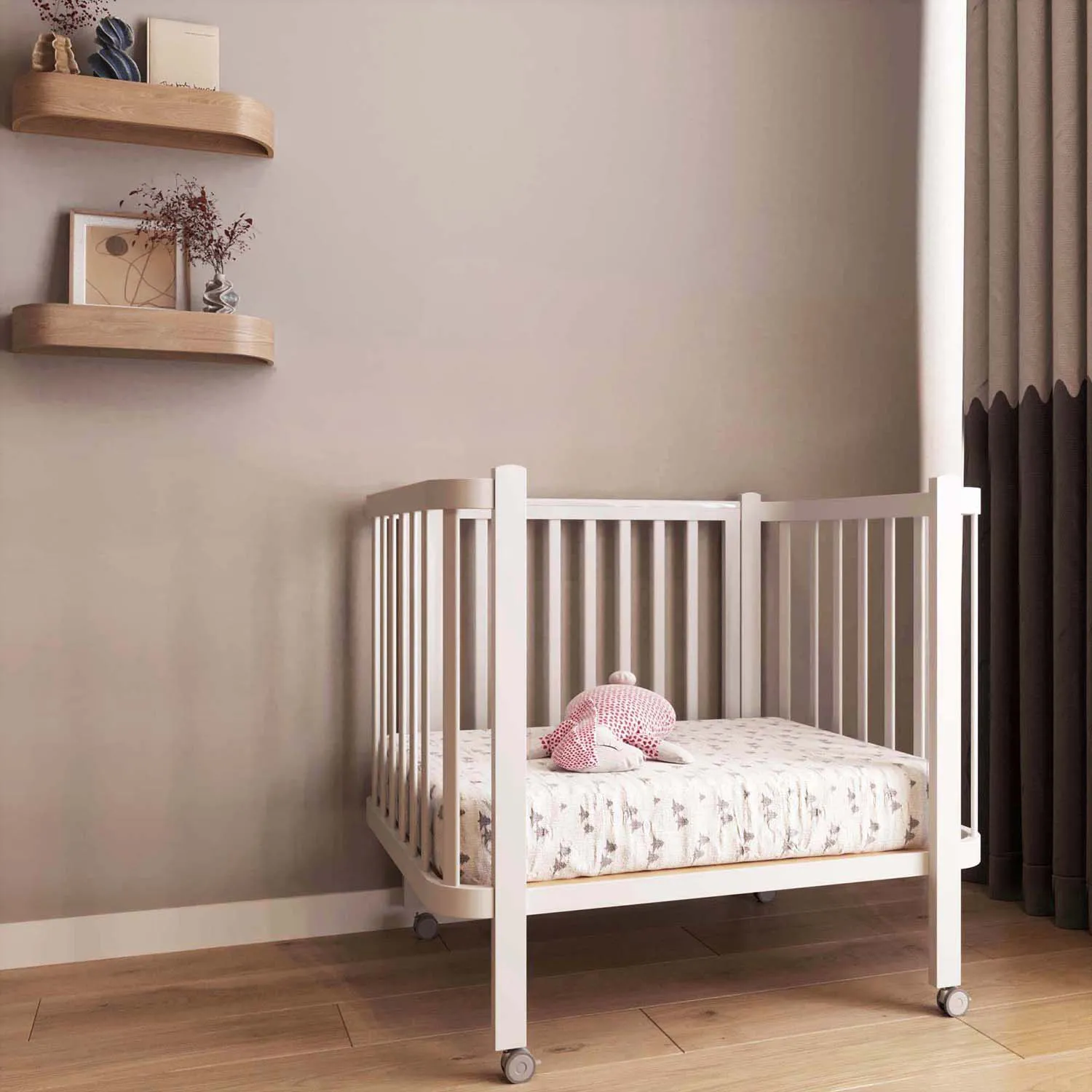 Кроватка детская ANTEMI Terra Light New с маятником 100х70