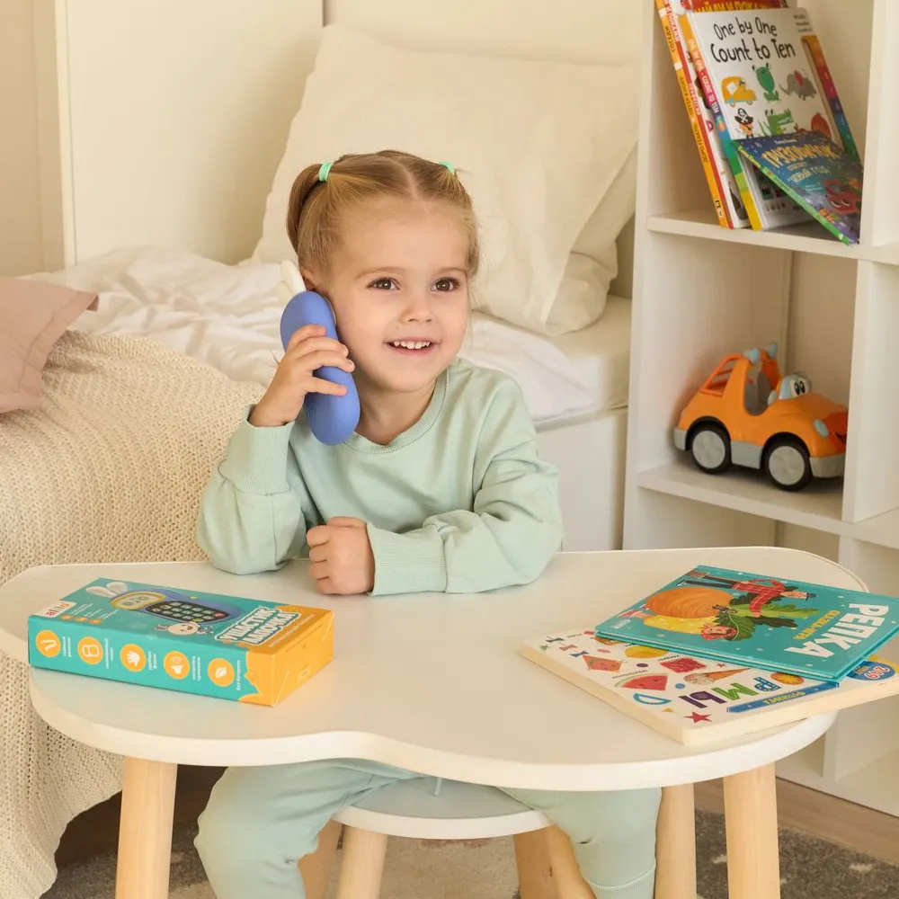 Интерактивная игрушка Alilo Телефон Ушастик-Лапочка P3 фиолетовый 60420