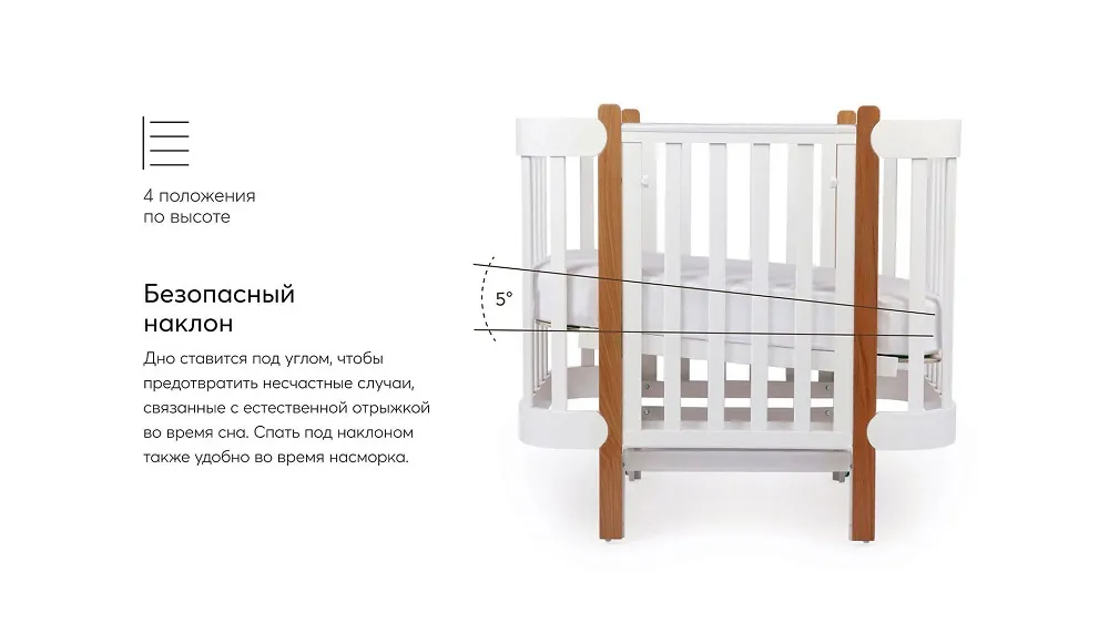 Кроватка-трансформер приставная Happy Baby Mommy Lux