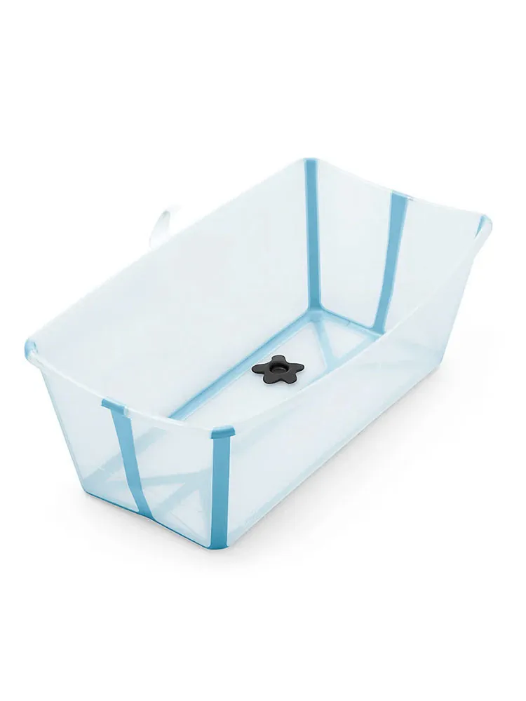 Ванночка с горкой Stokke Flexi Bath Bundle, Tub with Newborn Support Голубой (Ocean Blue) 531513. Изображение 5