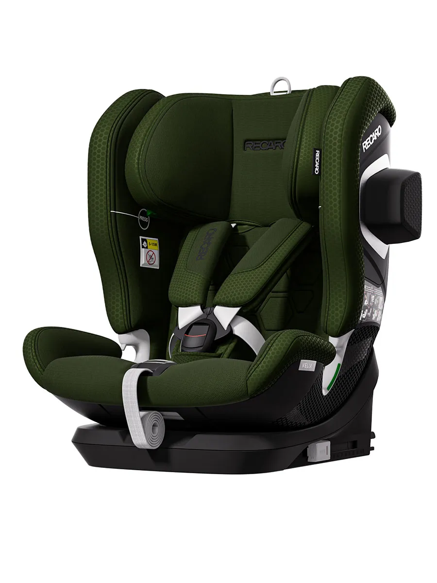 Автокресло 1/2/3 RECARO Velix 1, зеленый (epic green), от 15 месяцев до 12 лет, 9-36 кг, isofix. Изображение 1