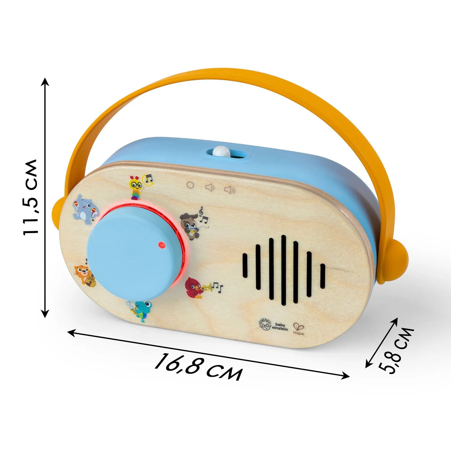 Игрушка HAPE интерактивная для малышей Ретро Радио 800921_HP