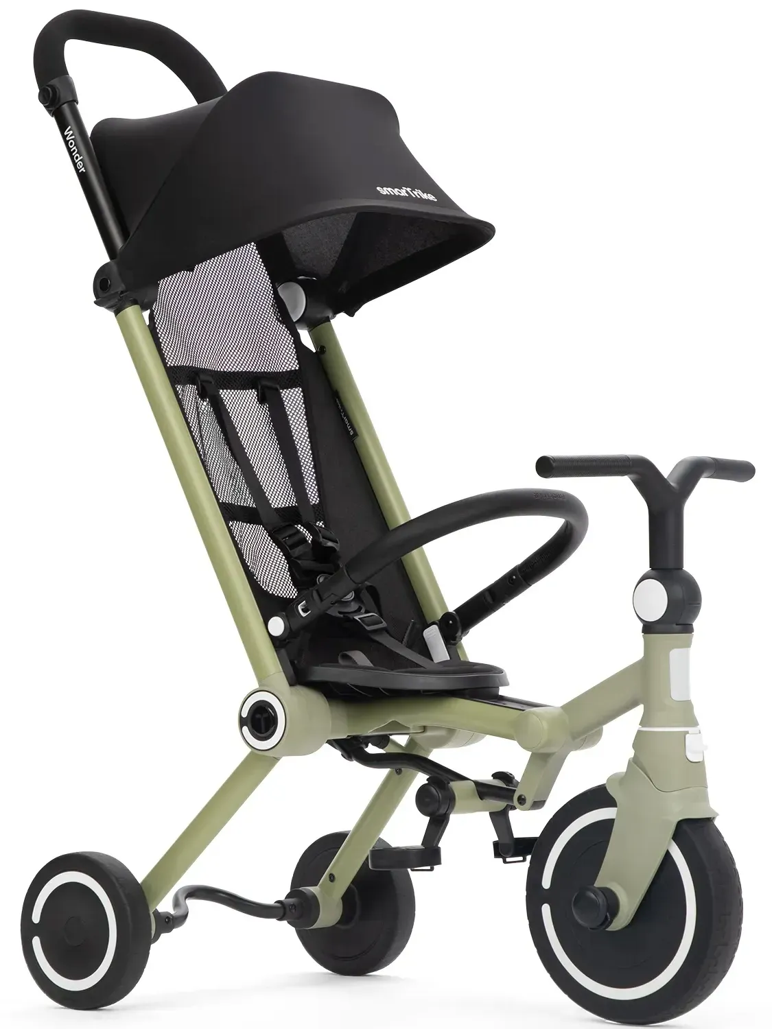 Велосипед 3-х колесный складной SmarTrike Wonder, оливковый (olive) 5800500. Изображение 1