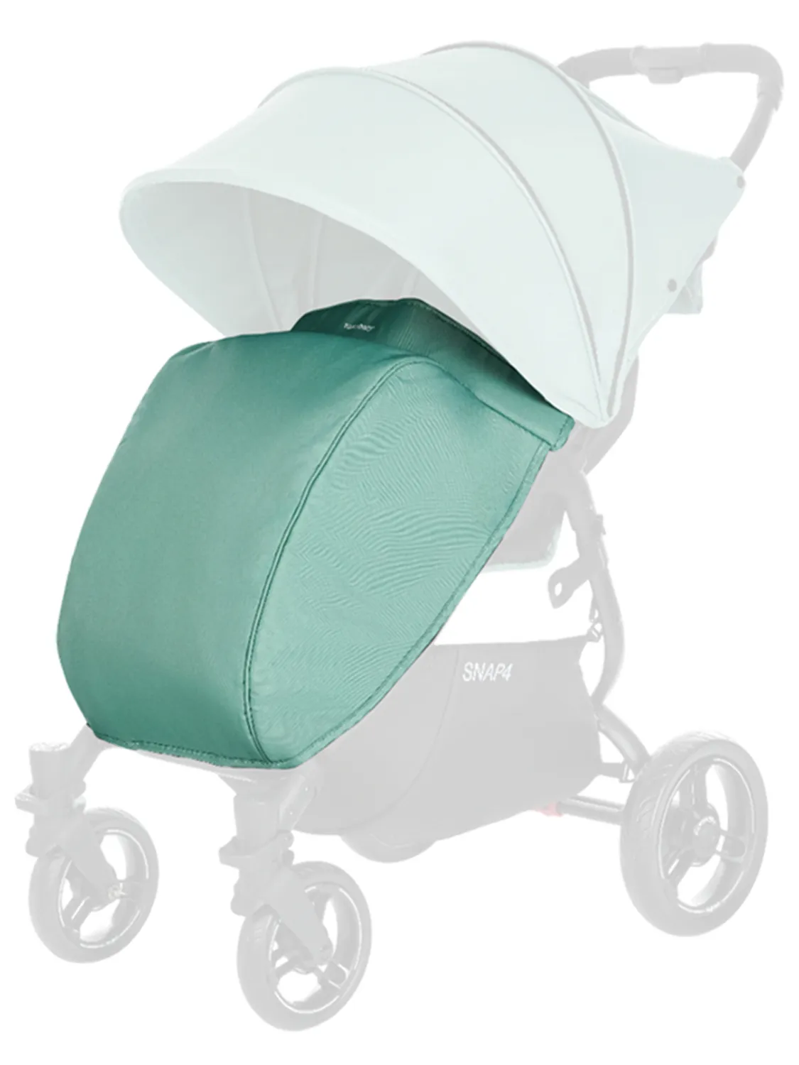Накидка на ножки Valco baby Boot Cover Snap (сер.2), бирюзовый (slate blue). Изображение 1