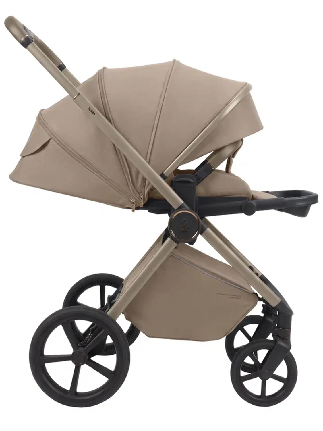 Коляска 2 в 1 SBL Terra (Sweet Baby), бежевый (champagne beige). Изображение 4