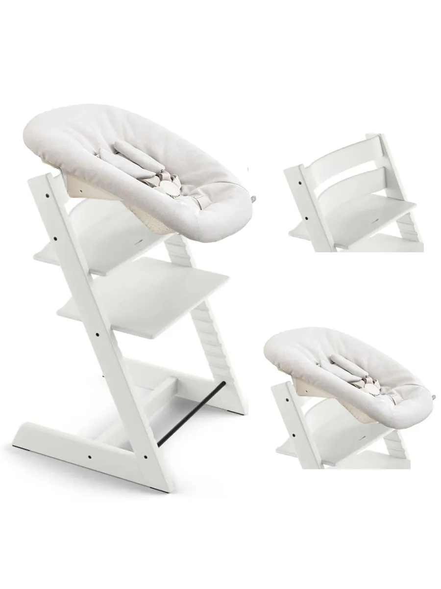 Стульчик растущий для новорожденных Stokke Tripp Trapp бук с сиденьем Newborn