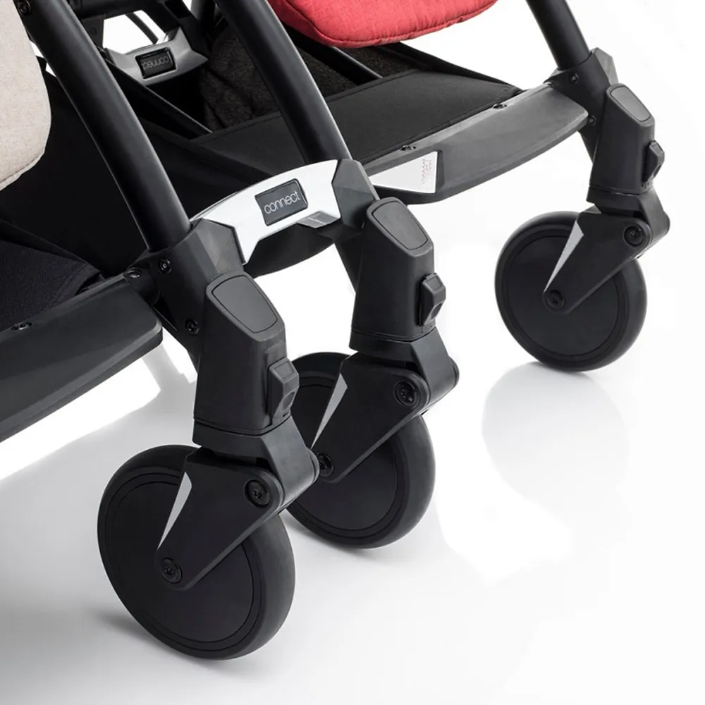 Коляска 2 в 1 Bumprider Connect 3 с бампером и адаптером для автокресла