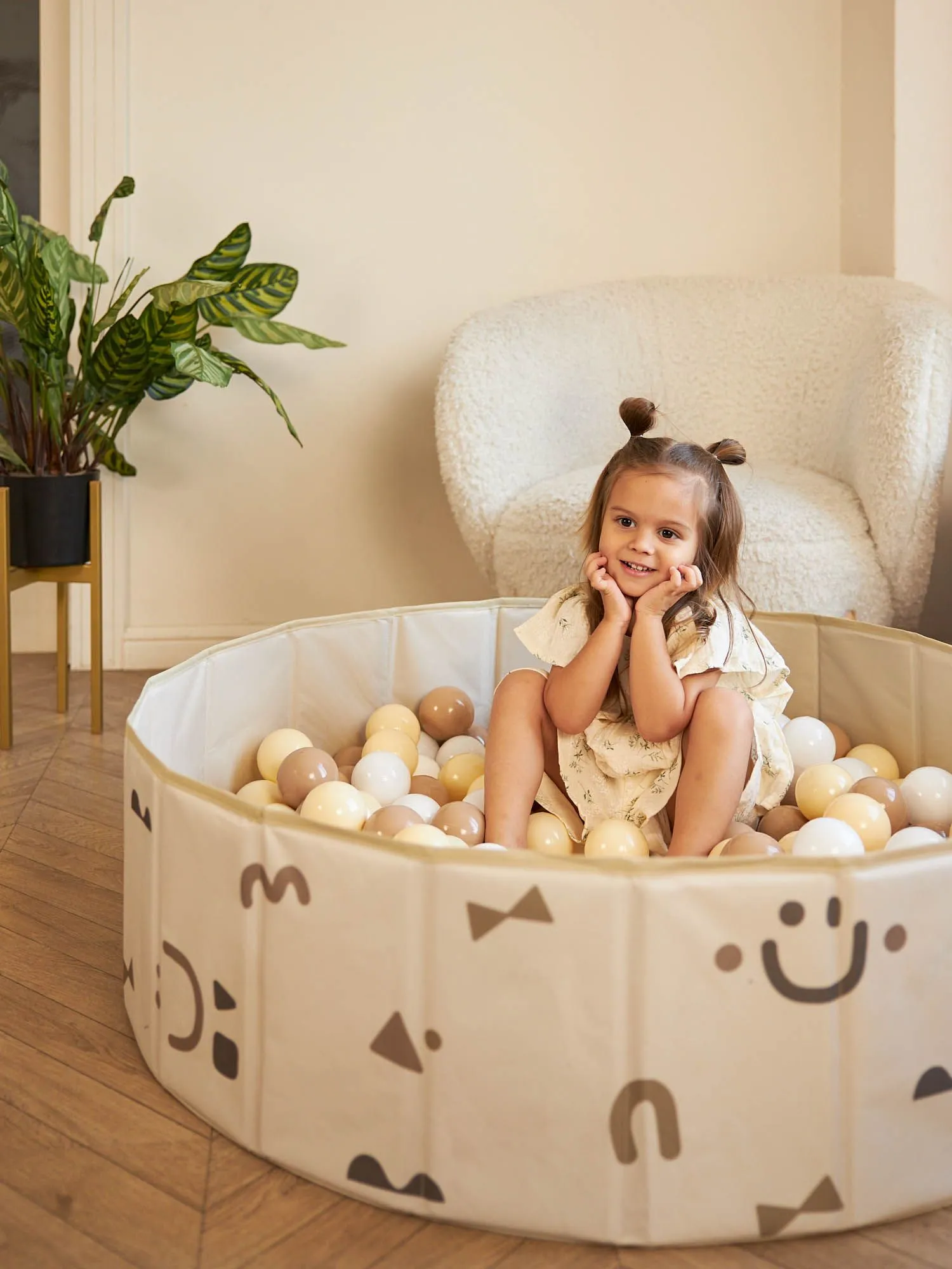 Бассейн сухой для шариков UNIX Kids 100 см (без шариков)