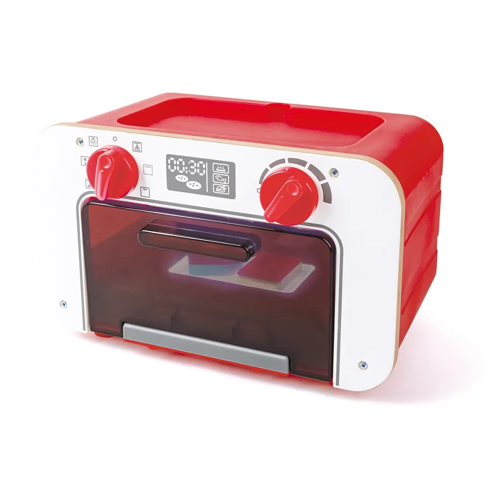 Кухня 3 в 1 Hape духовка, плита, набор еды