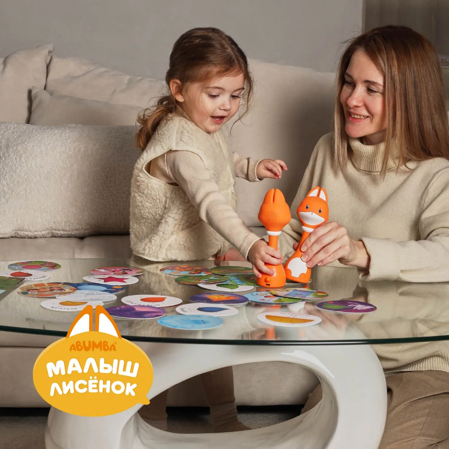 Набор карточек Alilo Abumba для игры и обучения «Животные» ABU–FC-01