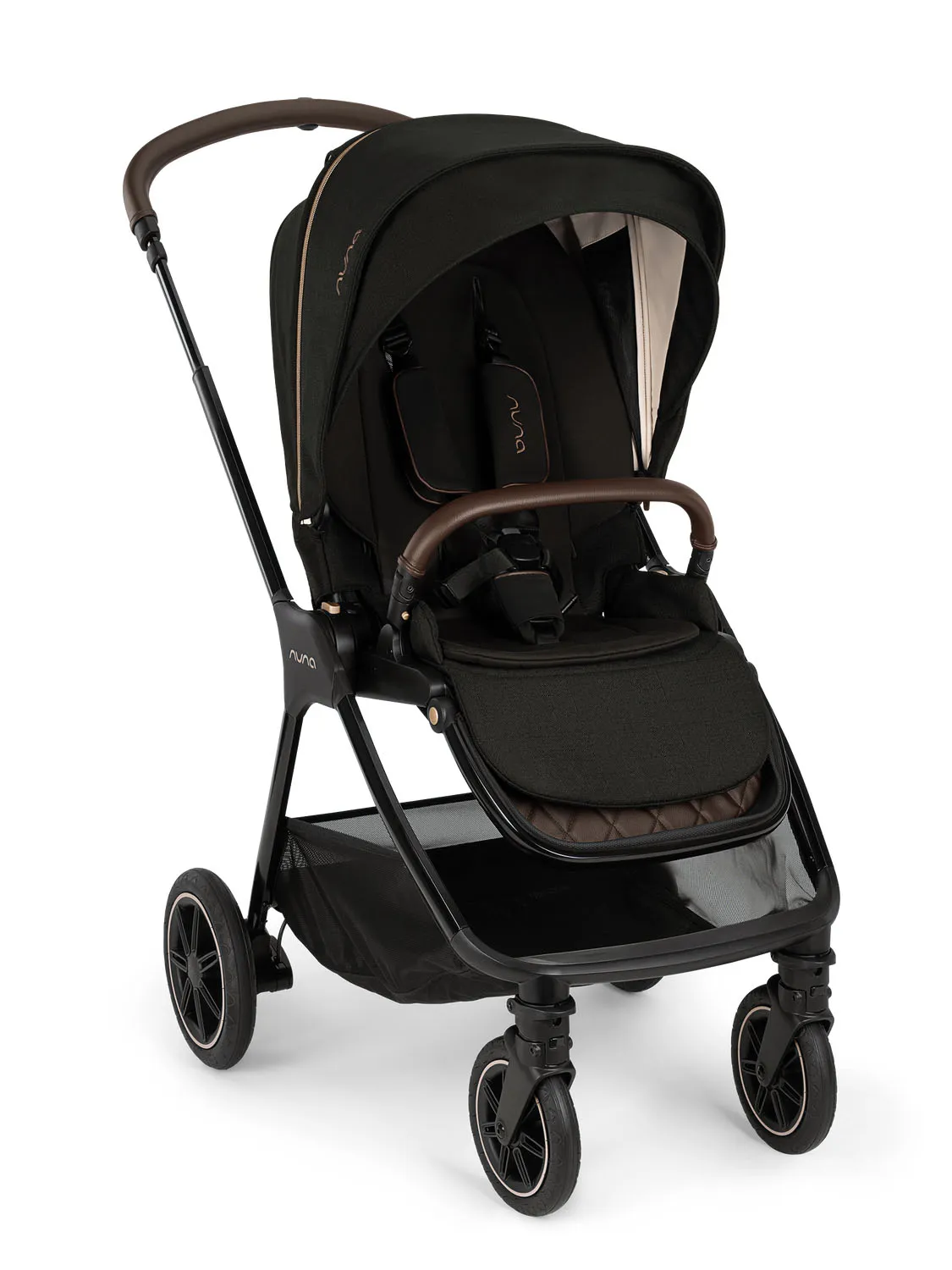 Коляска прогулочная Nuna TRIV NEXT Черная (Riveted)