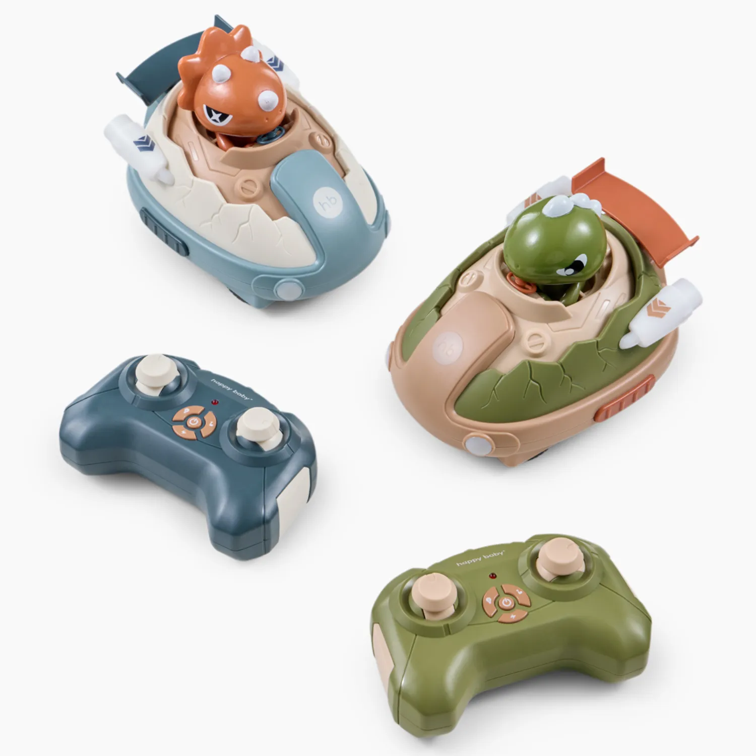 Набор игрушечных машинок Happy Baby Crush Bump brown/blue 331980