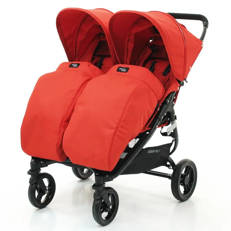 Коляска прогулочная для двойни Valco Baby Snap Duo + накидка на ножки