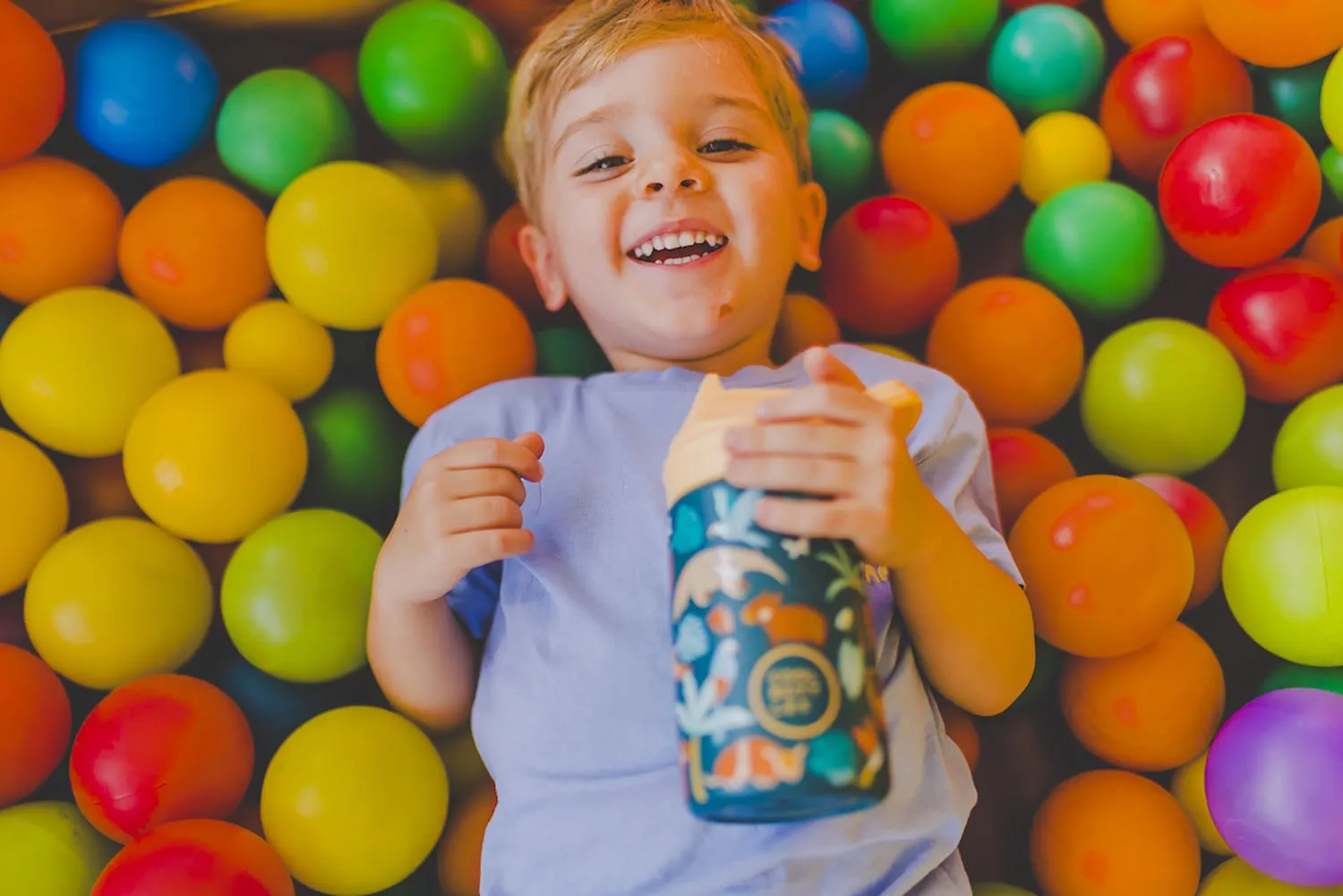 Термос-термобутылка Cool Bottles Kiddie Rainforest Refuge 350 мл