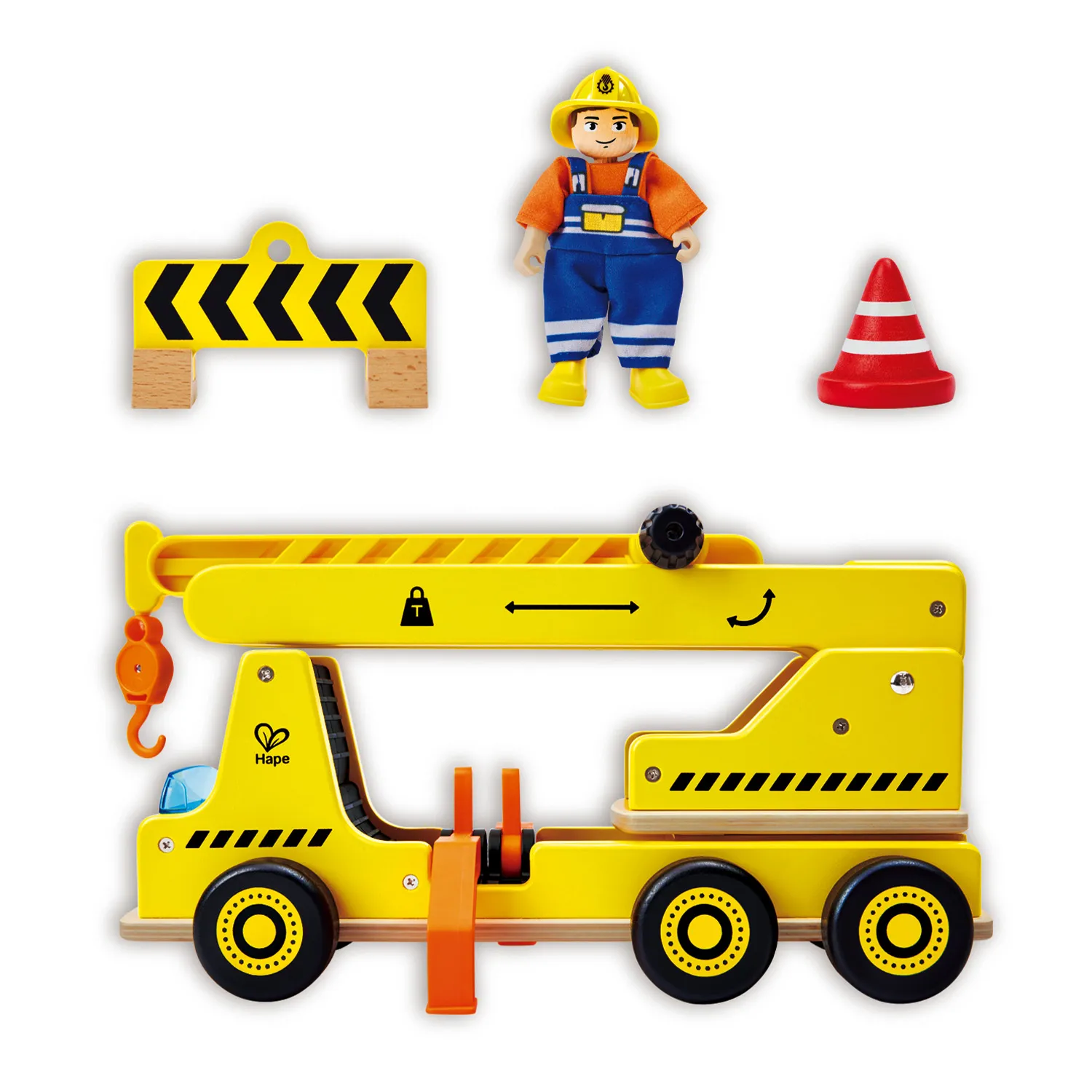 Набор игровой HAPE «Малыш-строитель» Строительный кран E3083_HP