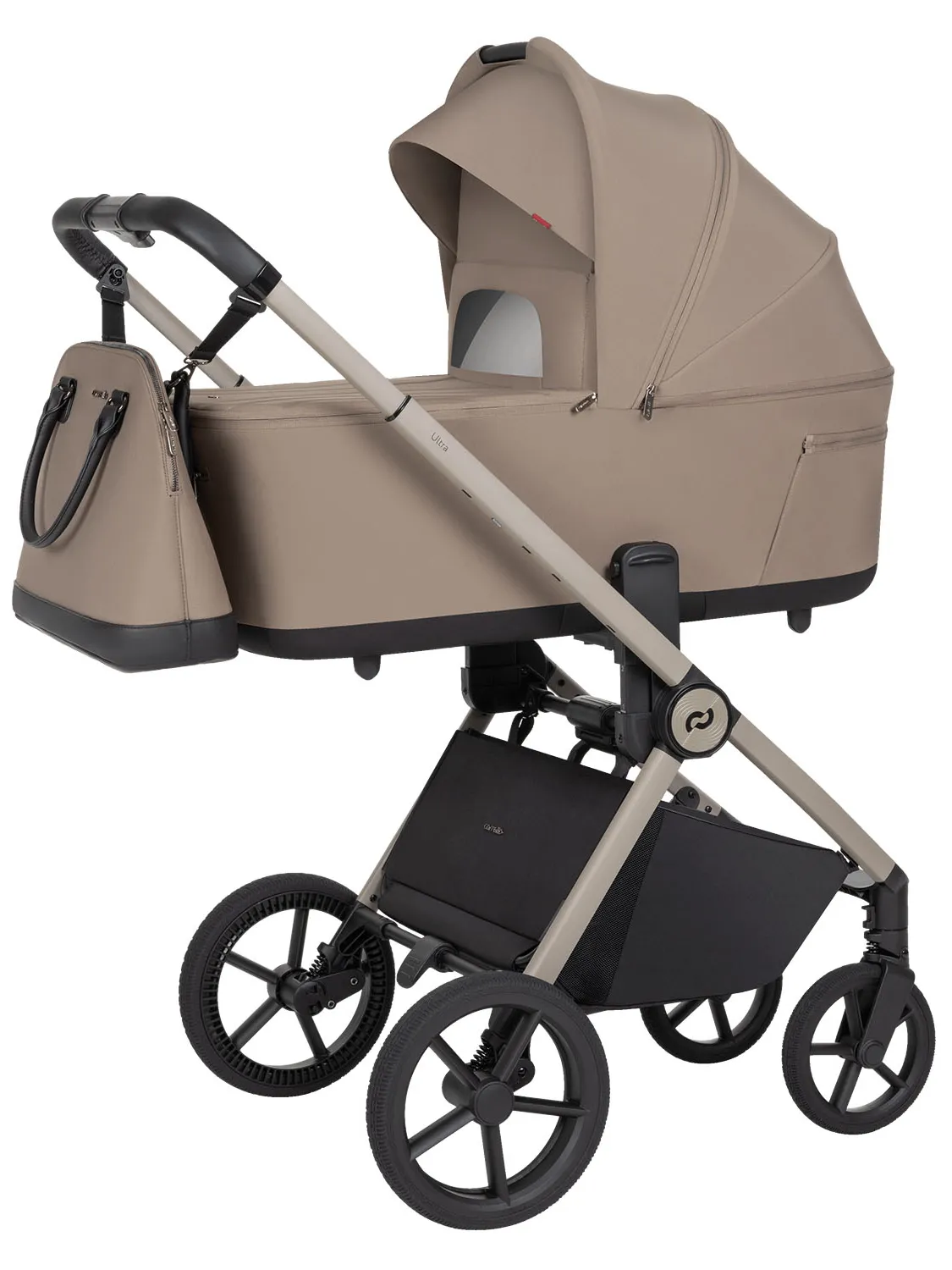 Коляска 2 в 1 CARRELLO Ultra F CRL-6557, бежевый (vintage beige ). Изображение 2