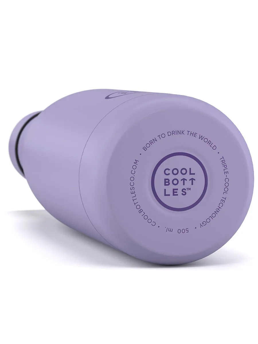 Термос-термобутылка Cool Bottles Soft Лиловый (Lilac) 500мл CB500SOL. Изображение 3