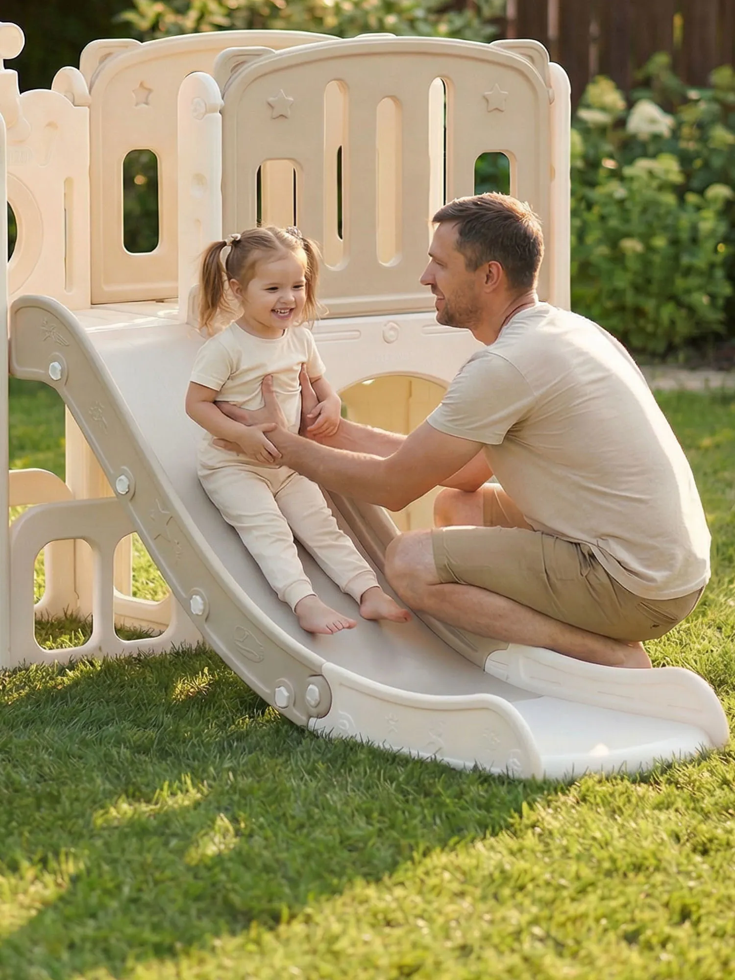 Комплекс игровой с горкой UNIX Kids Star