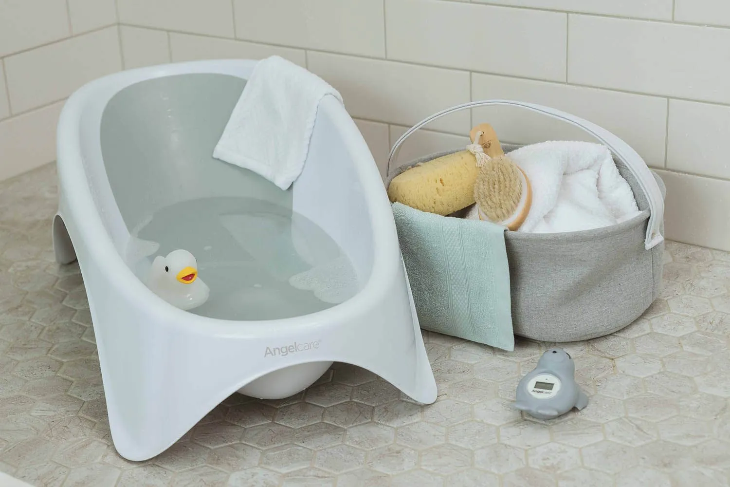 Ванночка-лежак Angelcare для купания 2 в 1 Baby Bathtub