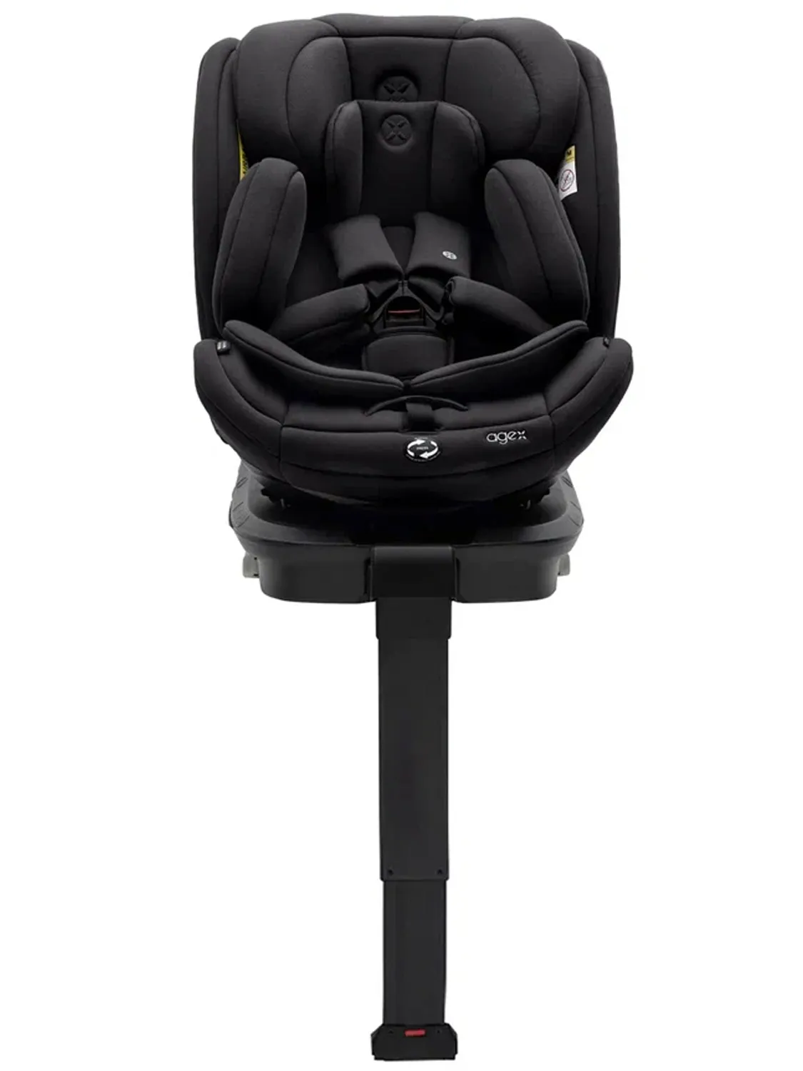 Автокресло 0+/1/2/3 Agex Comfort i-Fix 360 нов, черный (black). Изображение 3