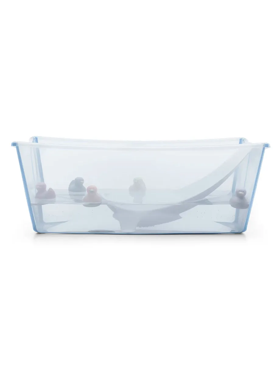 Ванночка с горкой Stokke Flexi Bath Bundle, Tub with Newborn Support Голубой (Ocean Blue) 531513. Изображение 6