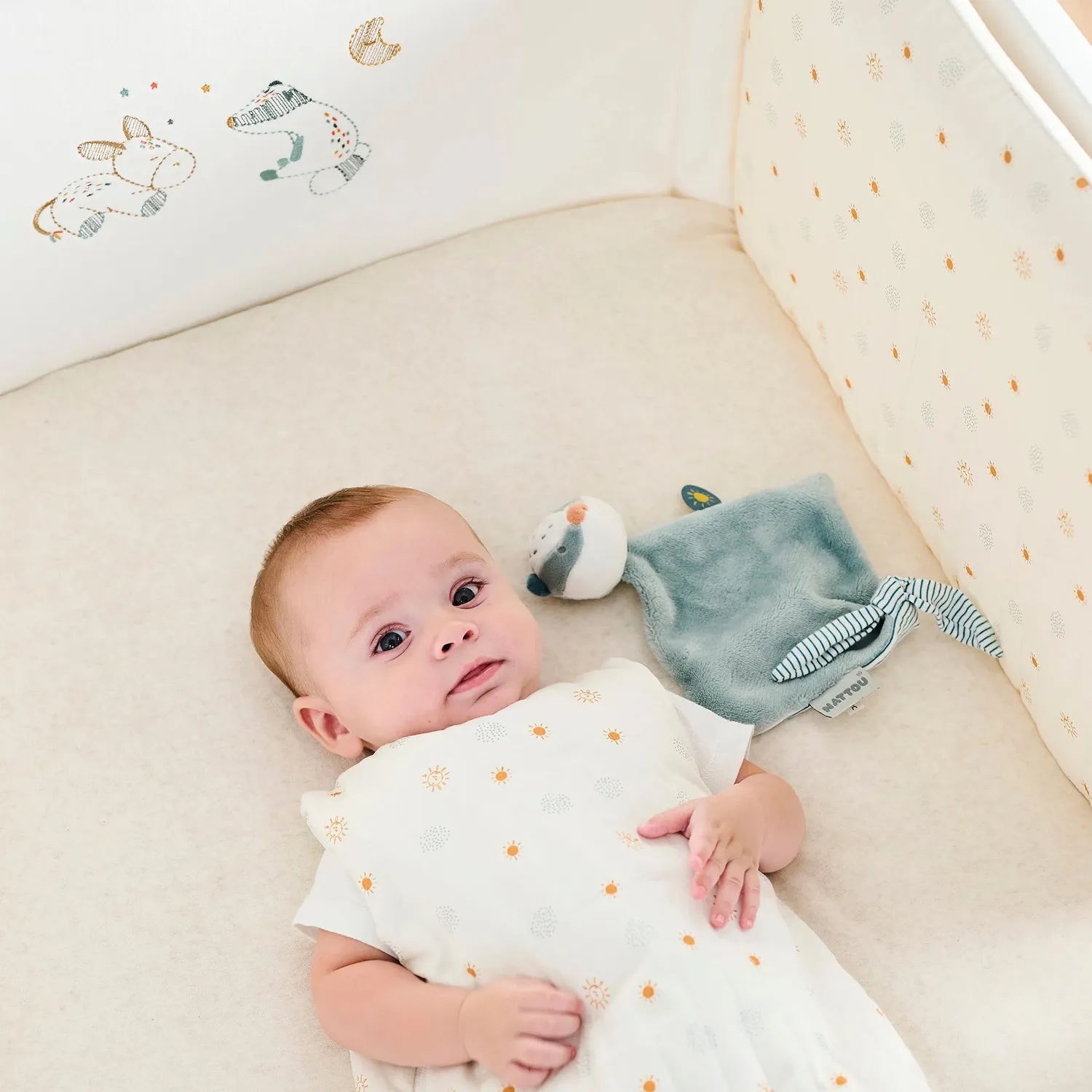 Игрушка мягкая Nattou Doudou FELIX & LEO Барсук 595100