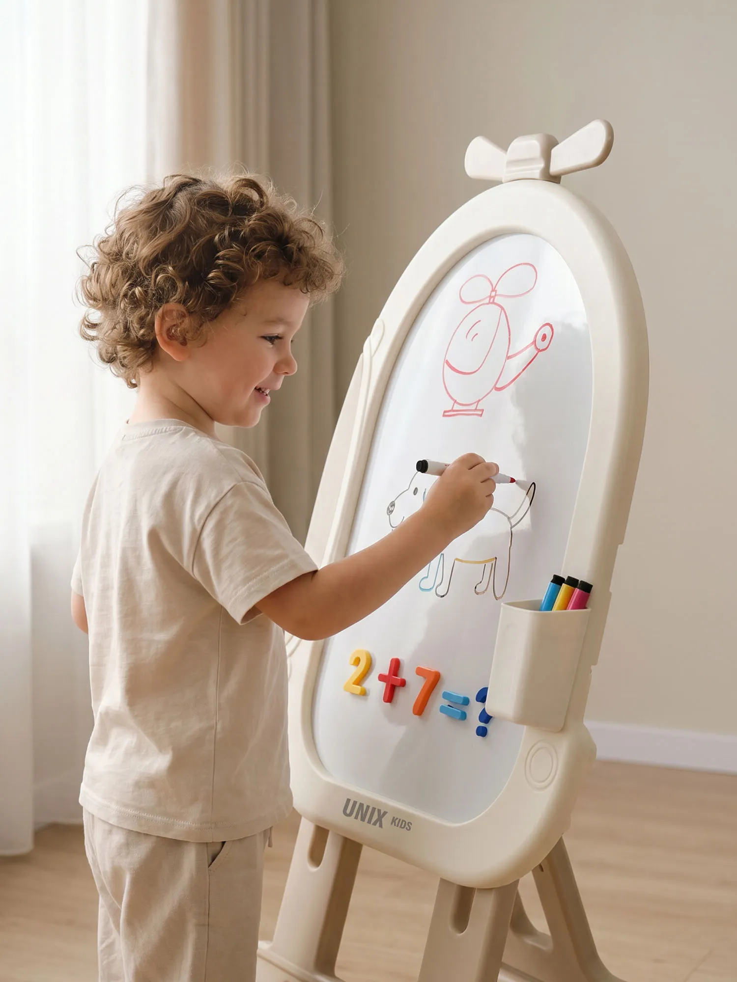 Мольберт UNIX Kids Helicopter Бежевый (Camel) PDBBASICCL. Изображение 16