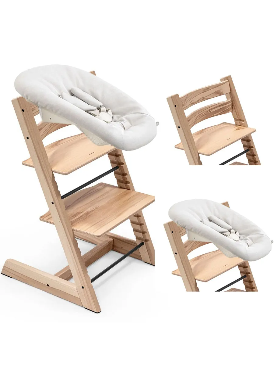 Стульчик растущий для новорожденных Stokke Tripp Trapp бук с сиденьем Newborn