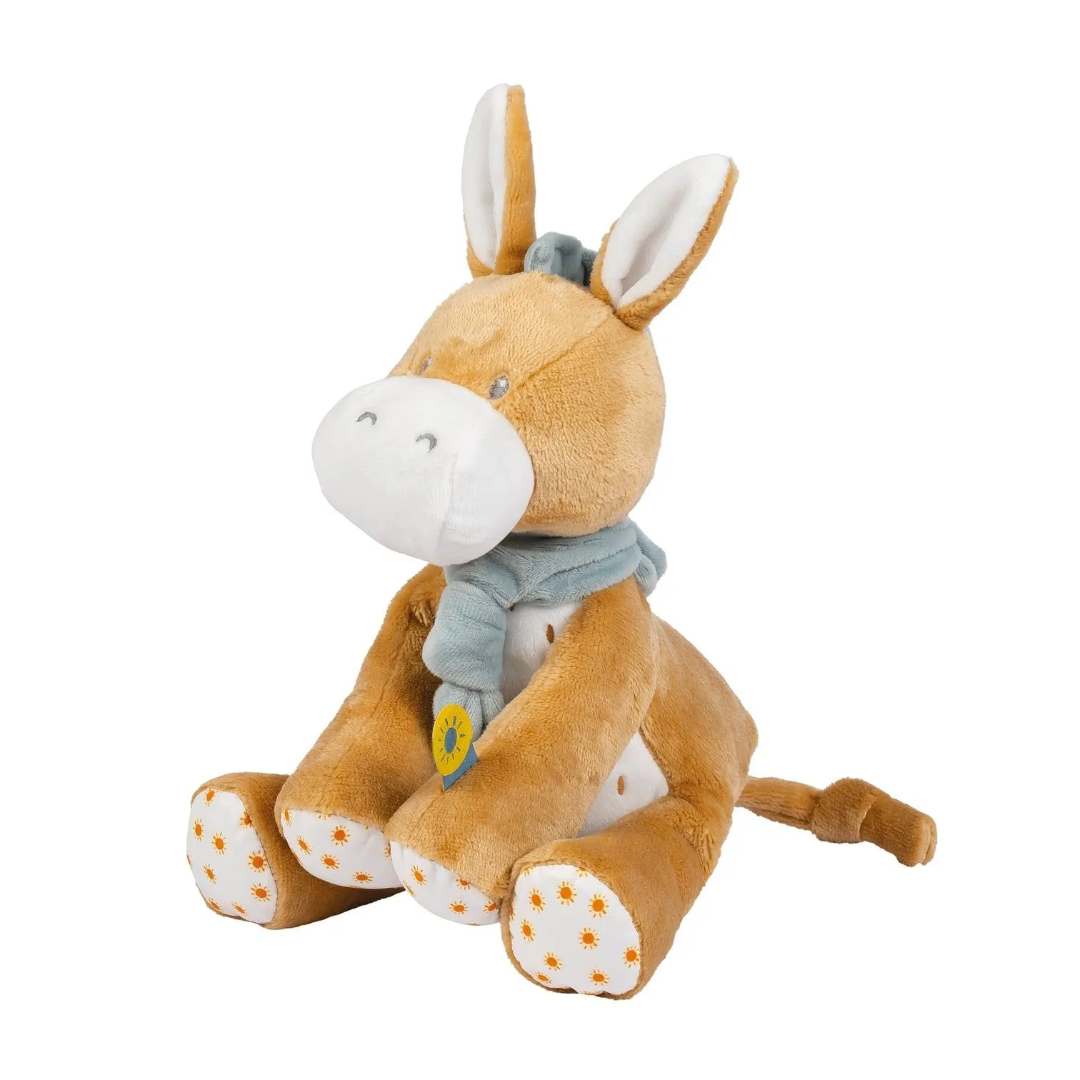 Игрушка мягкая Nattou Soft toy FELIX & LEO Ослик 595018