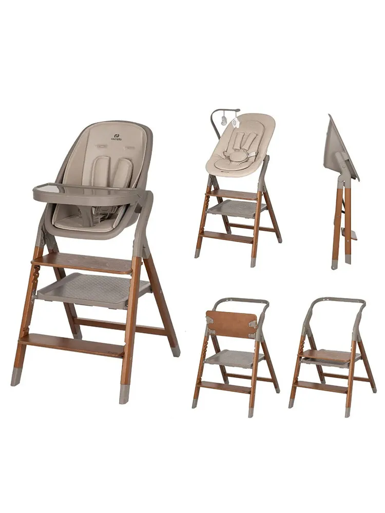 Стульчик для кормления CARRELLO Ergo Бежевый (Shadow Beige) CRL-16701. Изображение 1