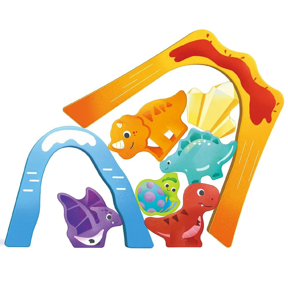 Железная дорога Hape «Динозаврики в контейнере» 27 элементов E3828_HP