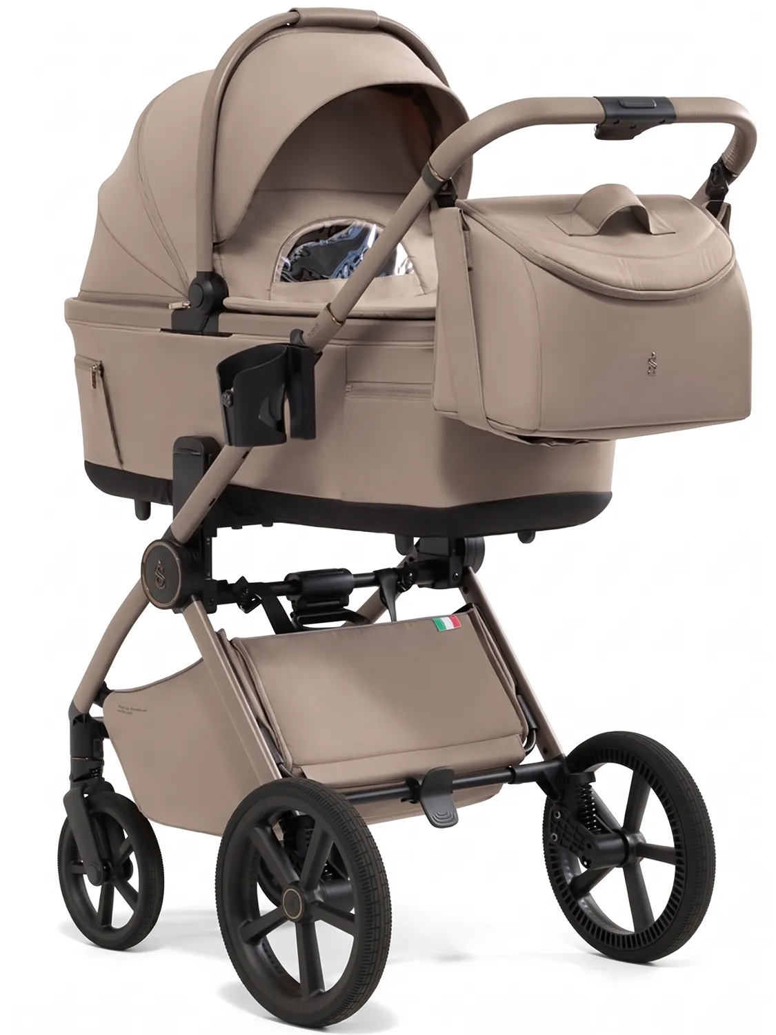 Коляска 2 в 1 SBL Terra (Sweet Baby), бежевый (champagne beige). Изображение 2