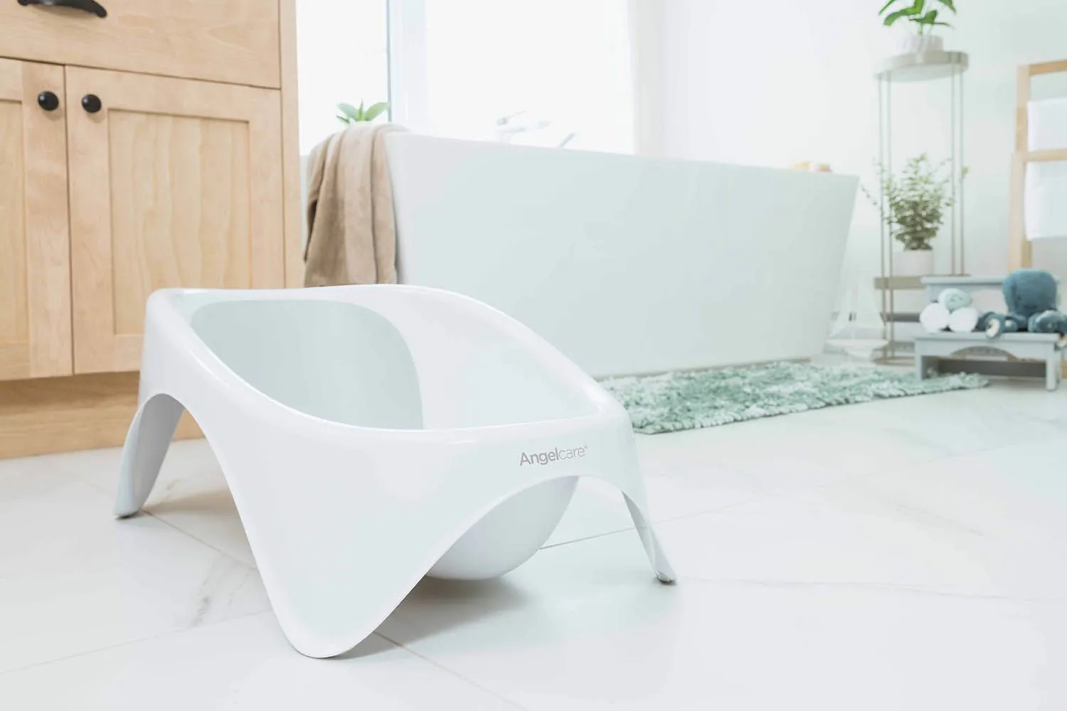 Ванночка-лежак Angelcare для купания 2 в 1 Baby Bathtub
