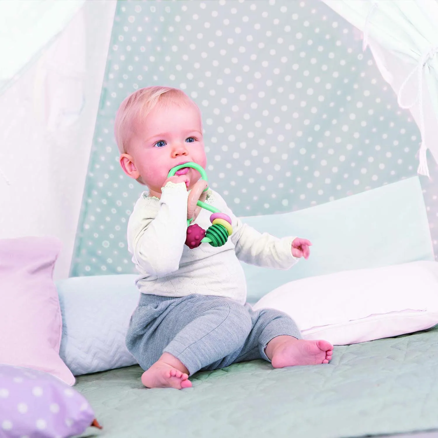 Прорезыватель для зубов Hape «Лабиринт Бусинки»