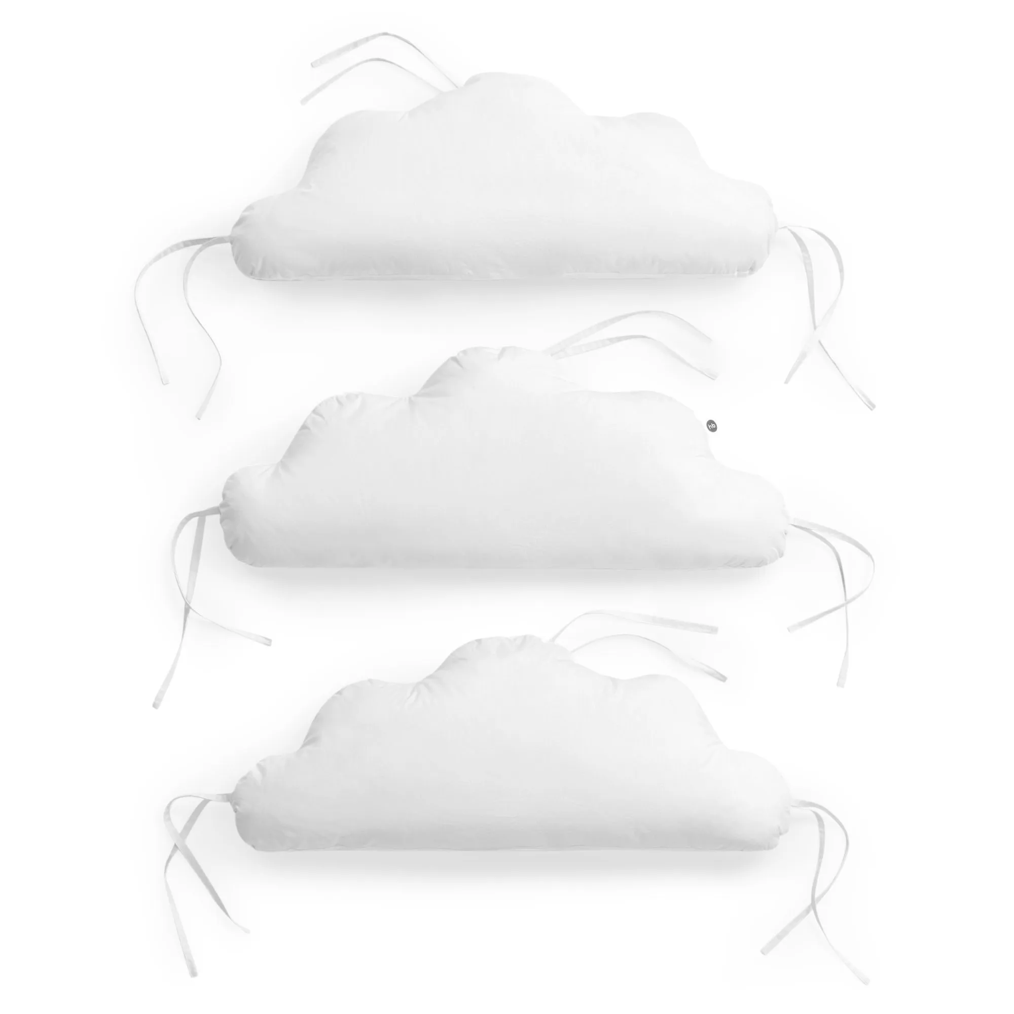 Набор бортиков на кроватку Happy Baby Облачко 75х8х32 см 3 шт 87562