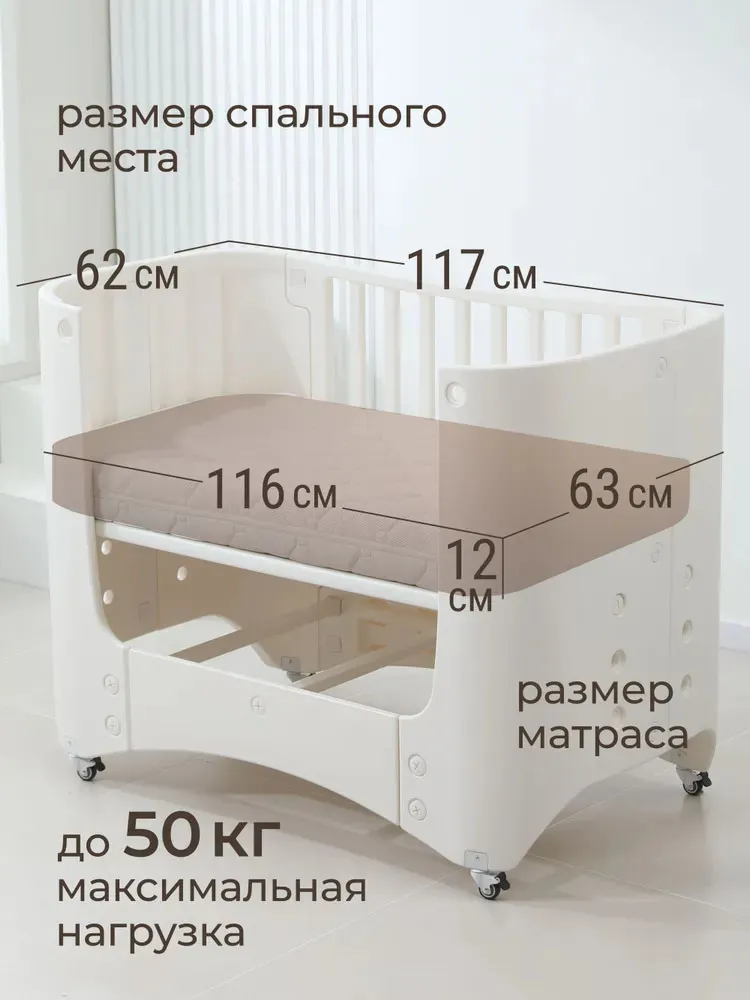 Кроватка детская UNIX Kids Premium