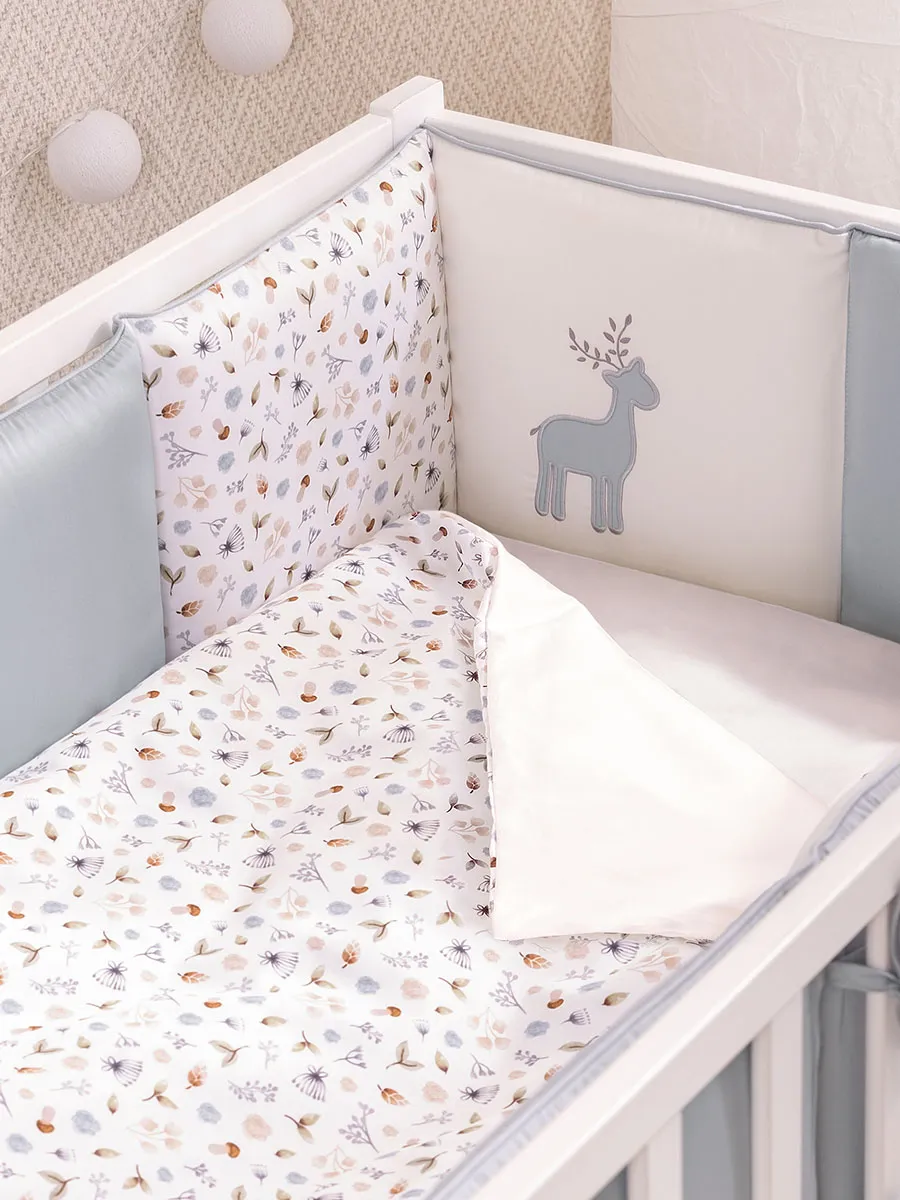 Постельное белье PERINA Little Forest 120х60 см 6 предметов Аквамарин ЛФ6-01.4. Изображение 2