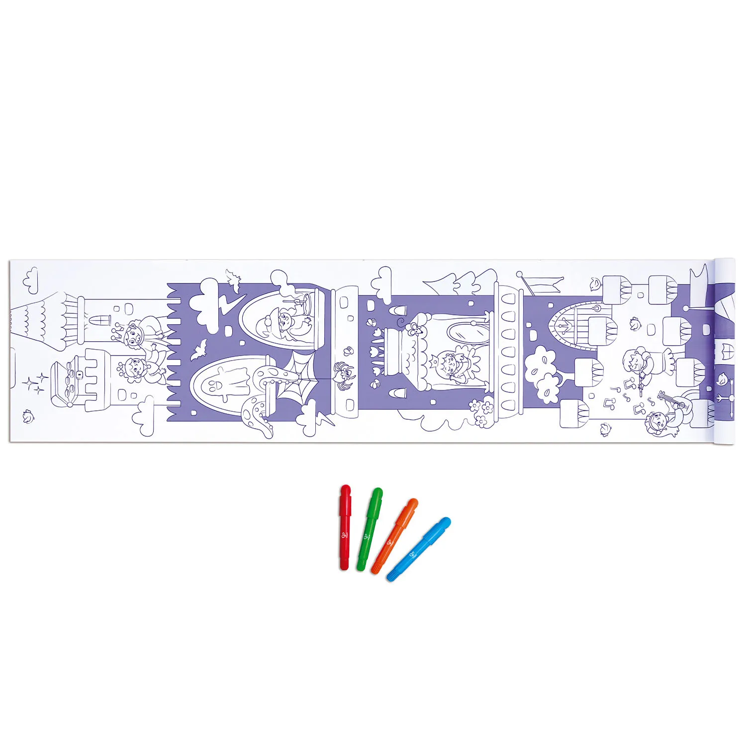 Набор большой игровой HAPE «Юный Пикассо» Раскрась величественный замок! E2019_HP