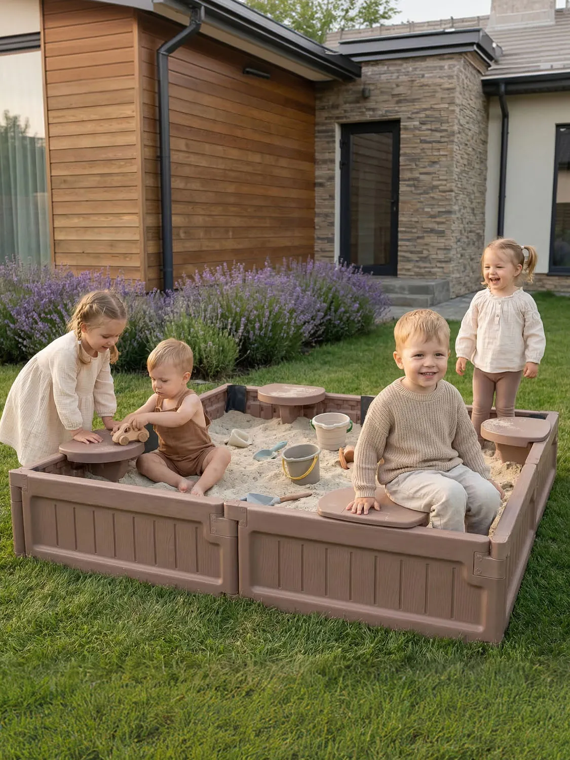 Песочница UNIX Kids квадратная Square 123