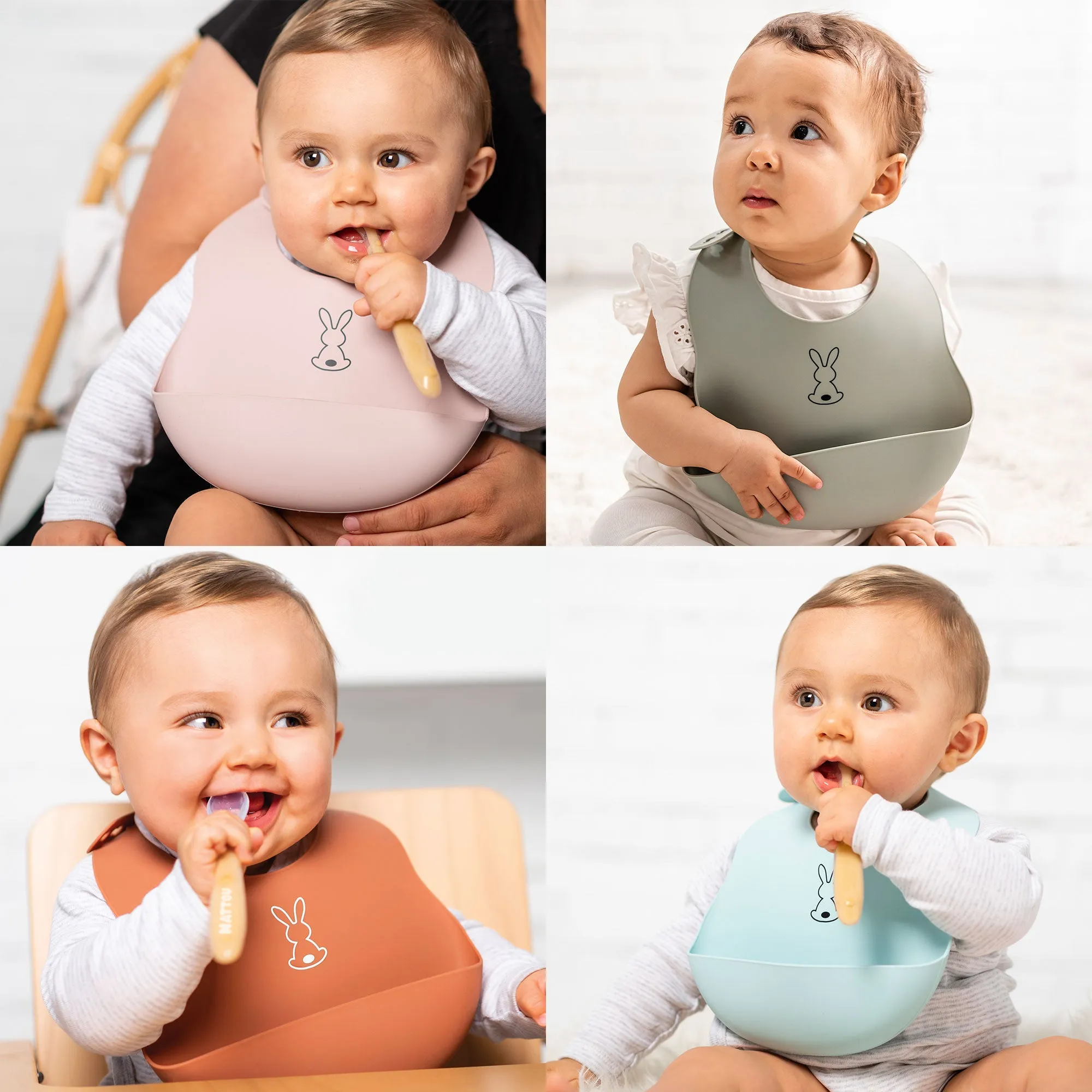 Фартук-нагрудник Nattou силиконовый