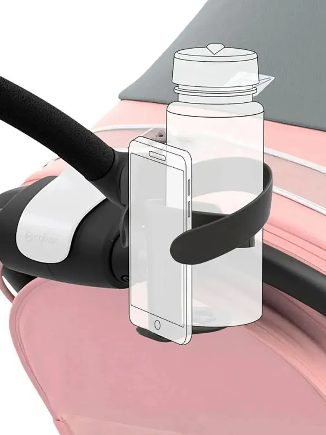 Подстаканник 2 в 1 для коляски Cybex