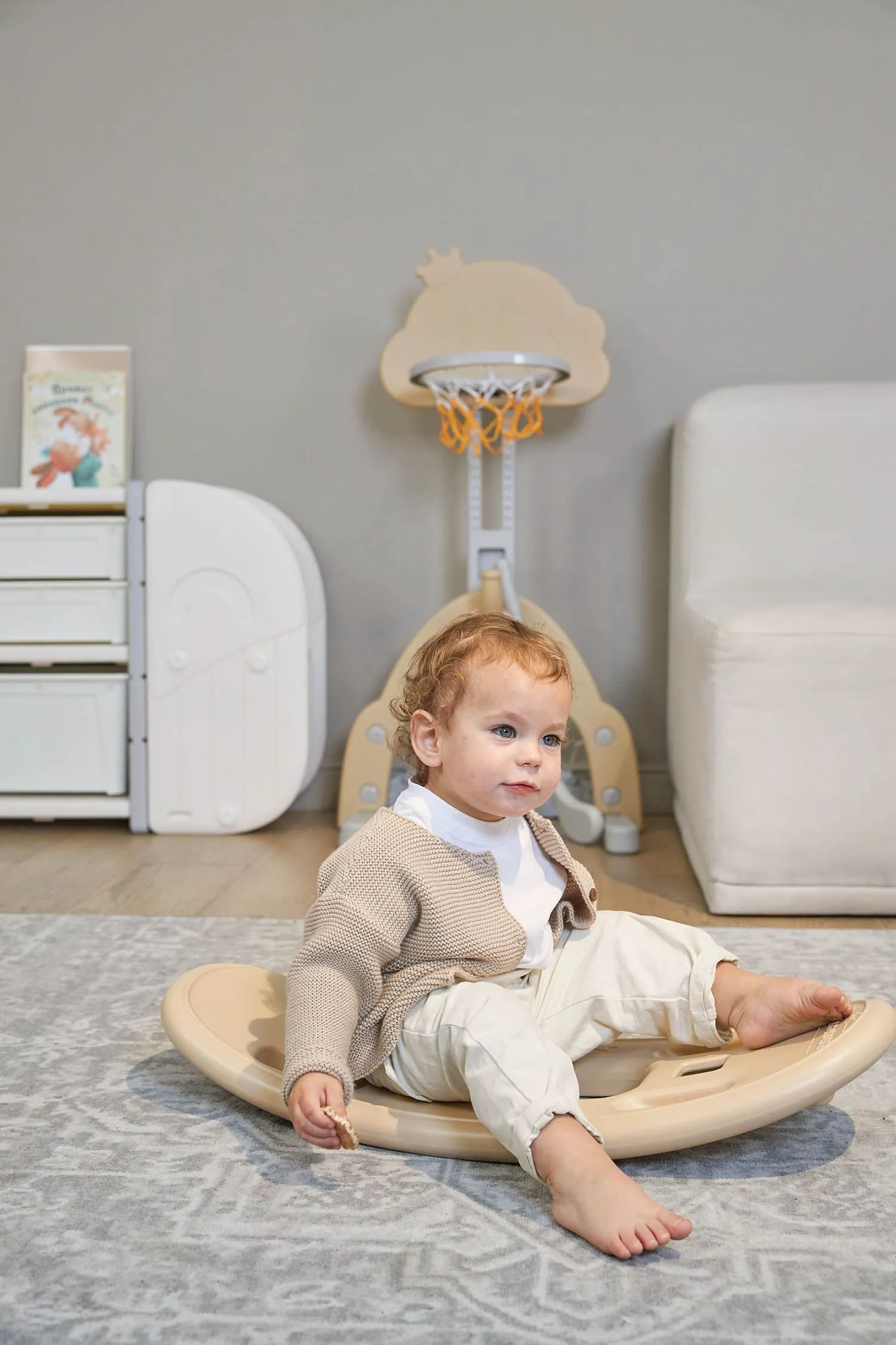 Лошадка-качалка-беговел UNIX Kids Camel PPRHWHCL