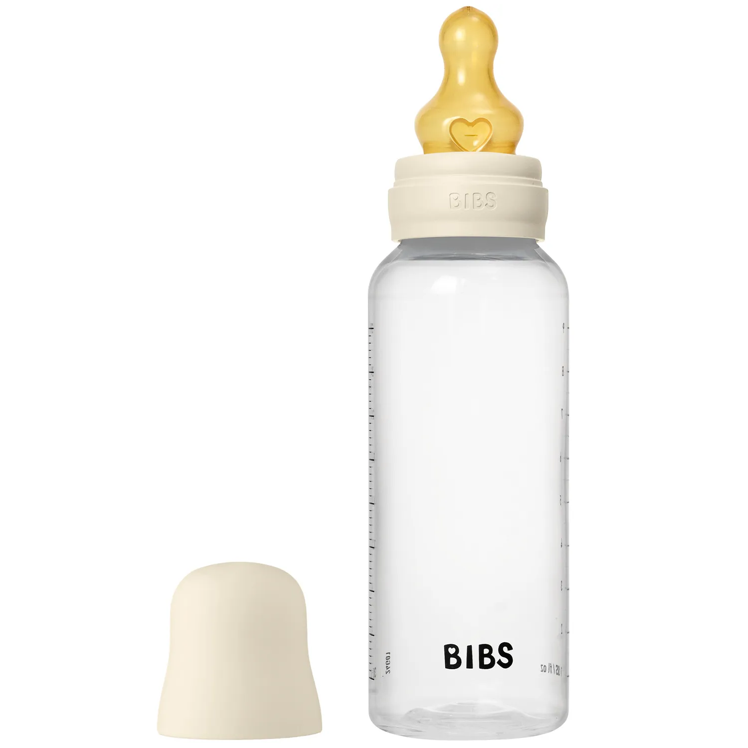 Бутылочка для кормления BIBS с латексной соской средний поток 270 мл