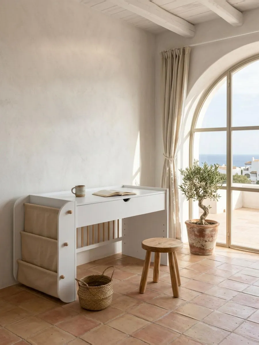 Кровать Micuna Salonica 120*60 белый/дерево (white/wood). Изображение 13