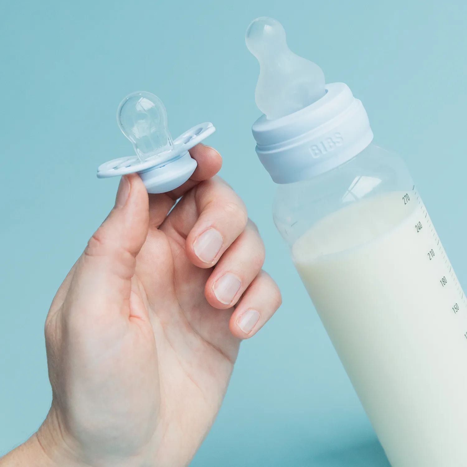 Бутылочка для кормления BIBS с силиконовой соской медленный поток 150 мл