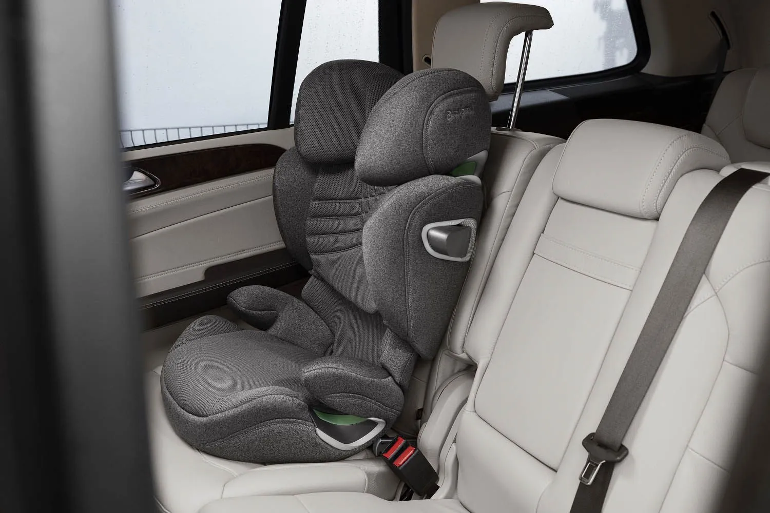 Автокресло 2/3 CYBEX Solution T i-Fix Plus, серый (mirage grey), от 3 до 12 лет, 15-36 кг (100 до 150 см), ISOFIX. Изображение 17