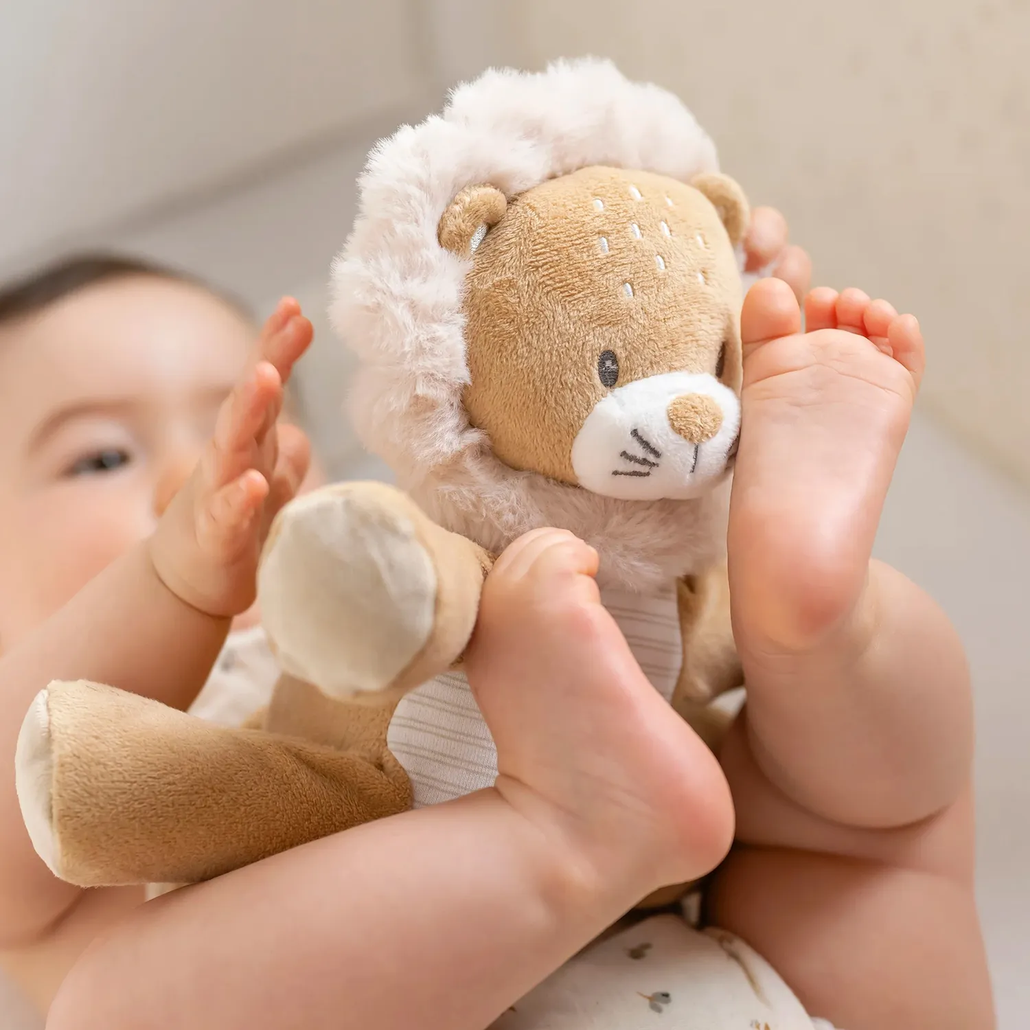 Качалка детская Nattou FLO, ERNEST & OLI Лев 682121