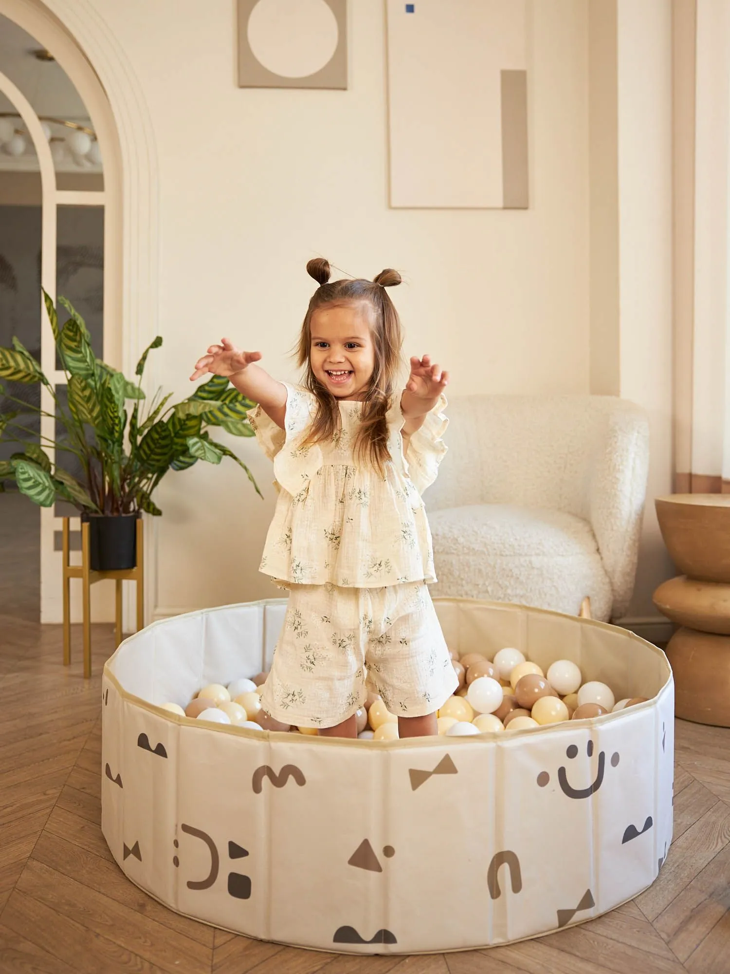 Бассейн сухой для шариков UNIX Kids 100 см (без шариков)